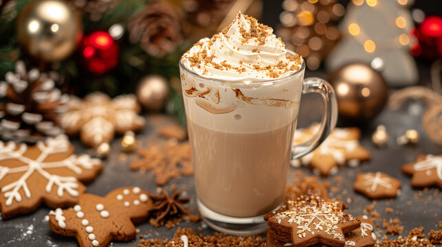Festive Gingerbread Latte