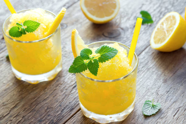 Frozen Fun: A Homemade Lemonade Mocktail Slushy